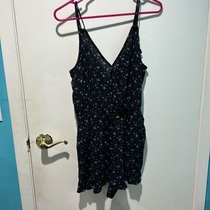 Floral American Eagle Romper